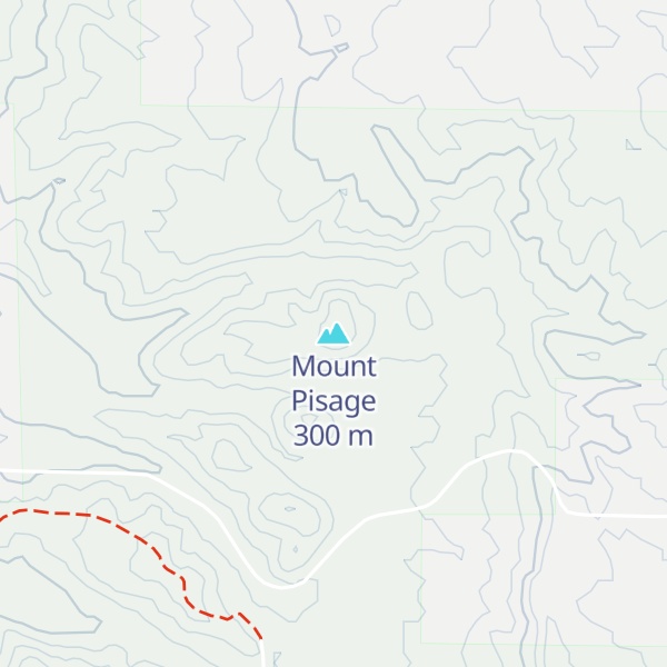 Map of Mount Pisage