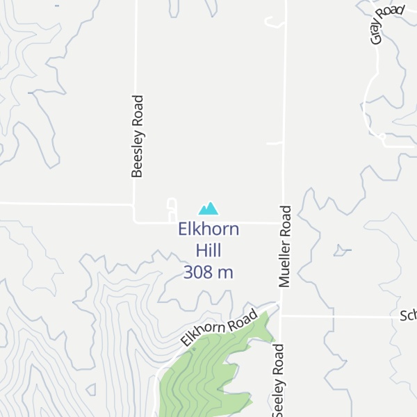 Map of Elkhorn Hill