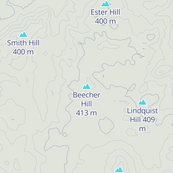 Map of Beecher Hill