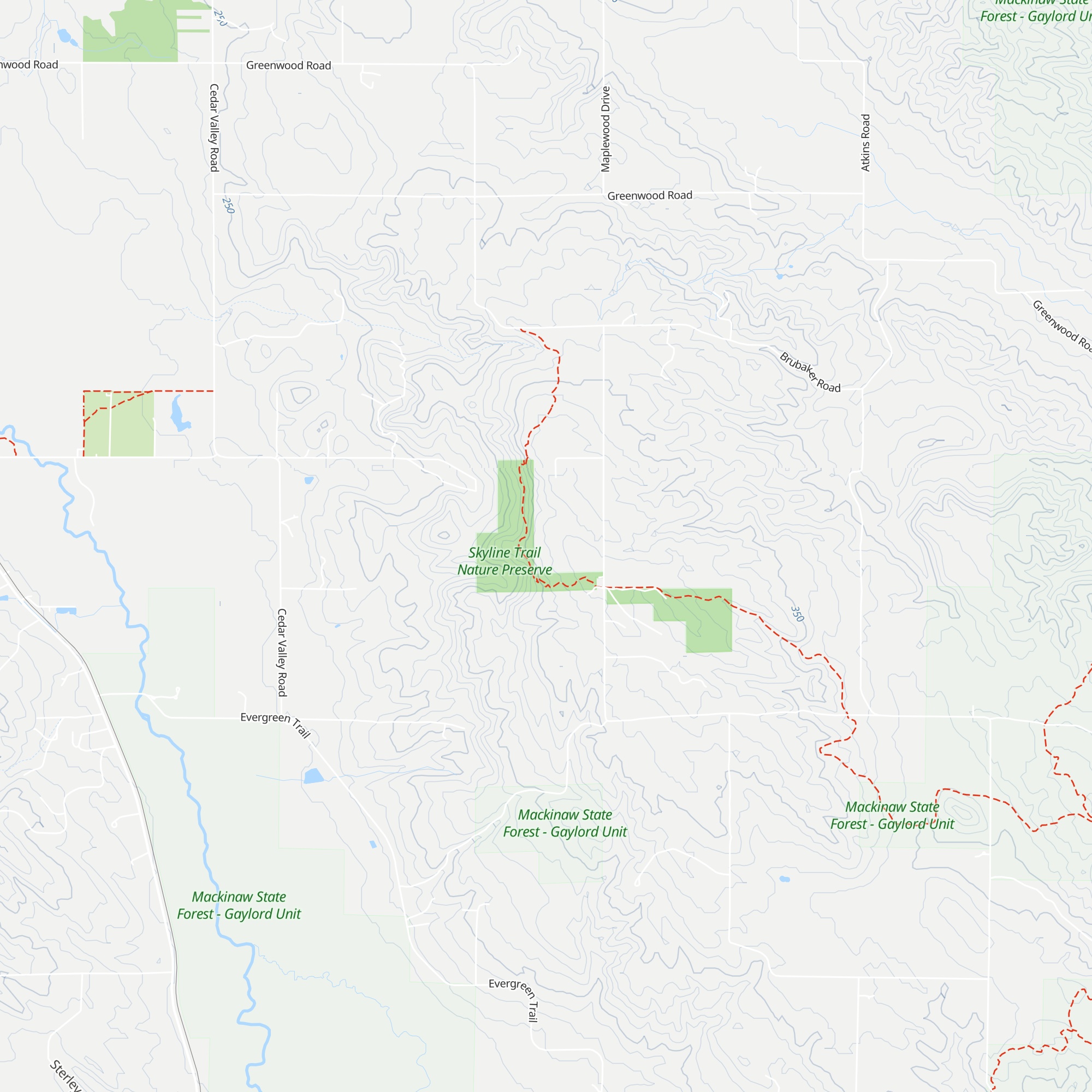 Skyline Camp map