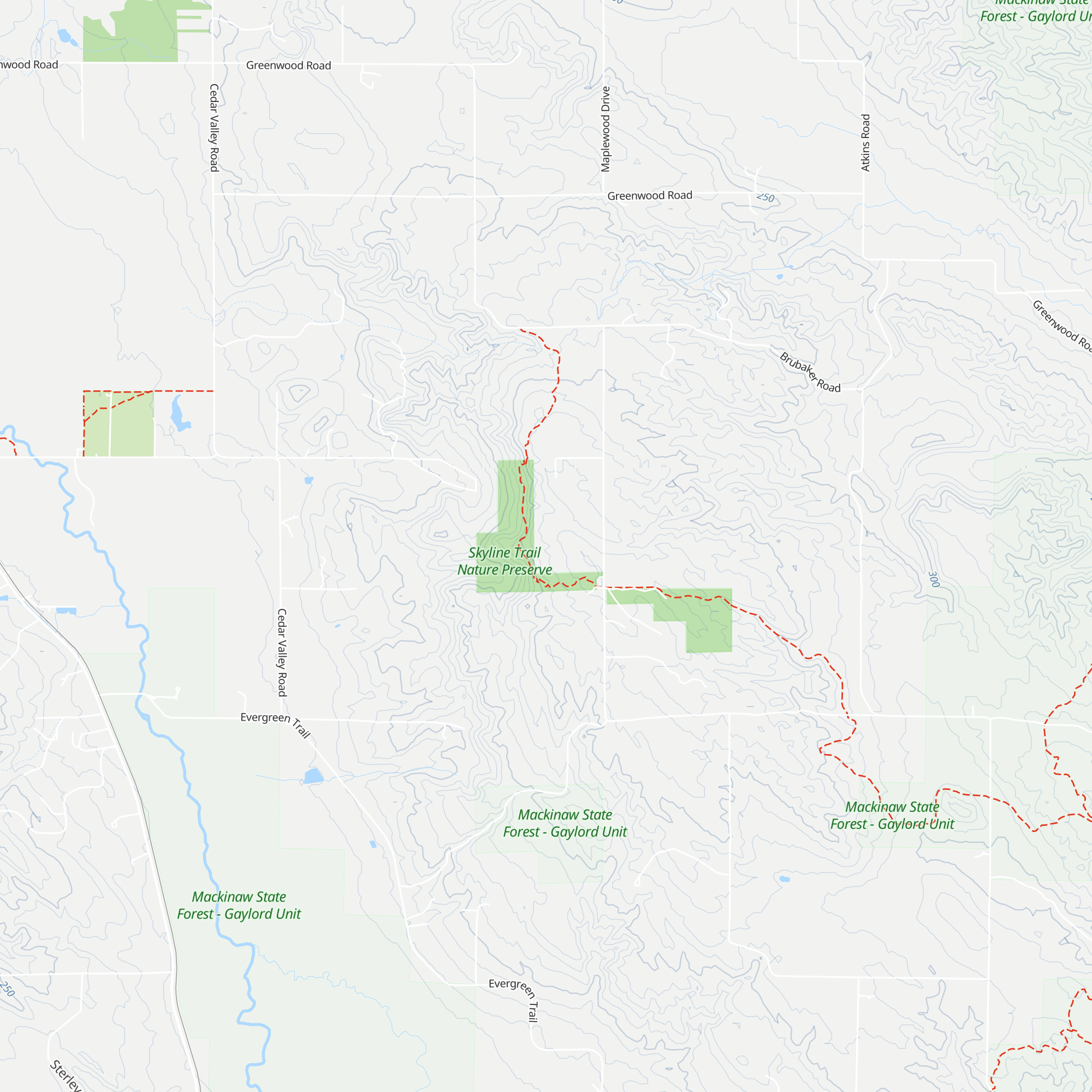 Skyline Camp map