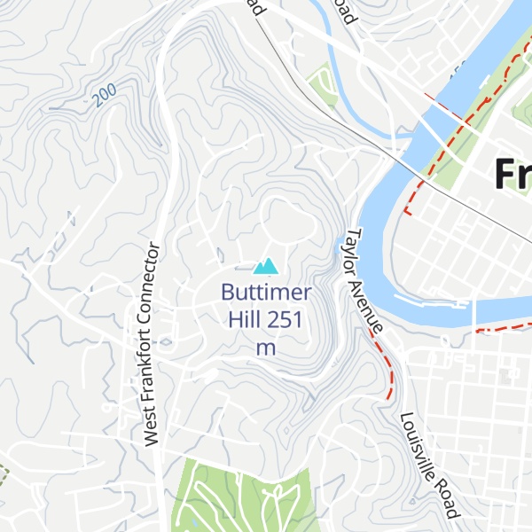 Map of Buttimer Hill