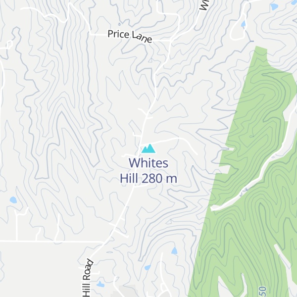 Map of Whites Hill