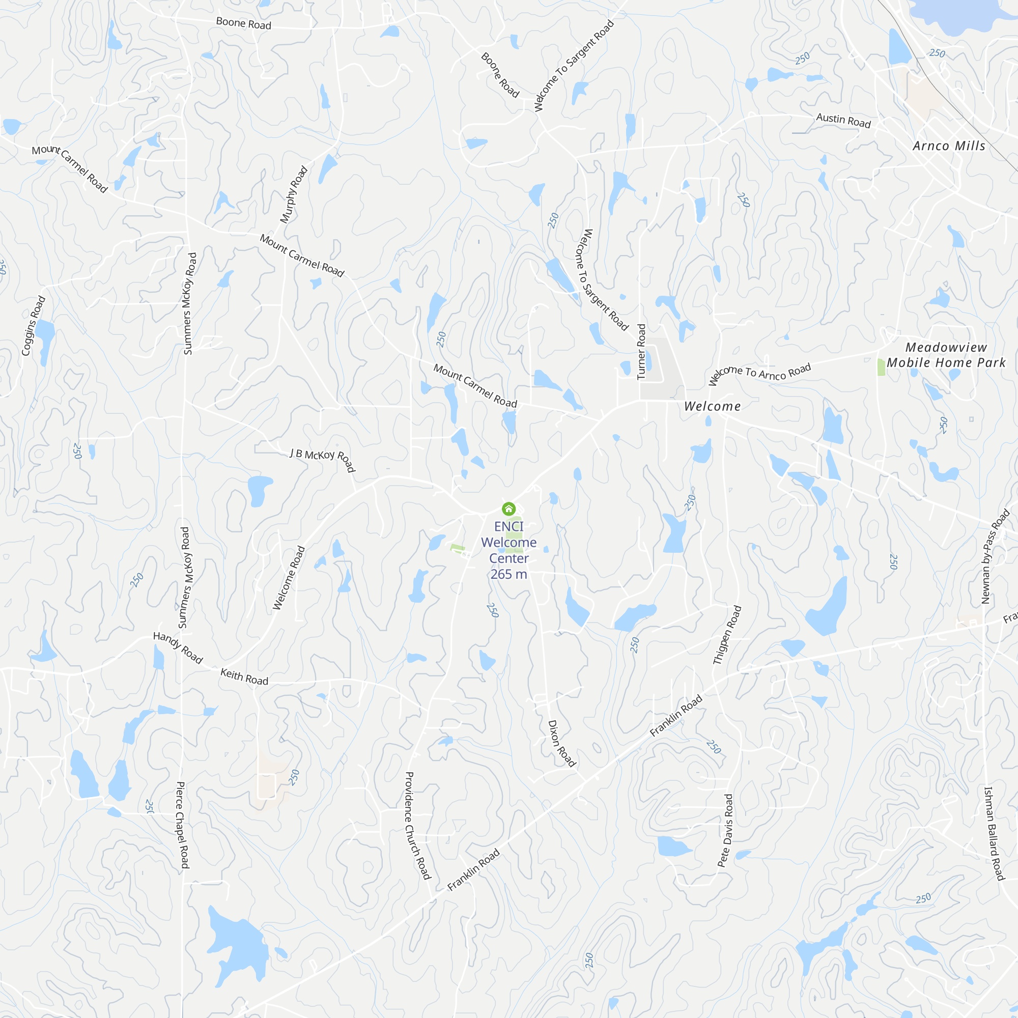 ENCI Welcome Center map
