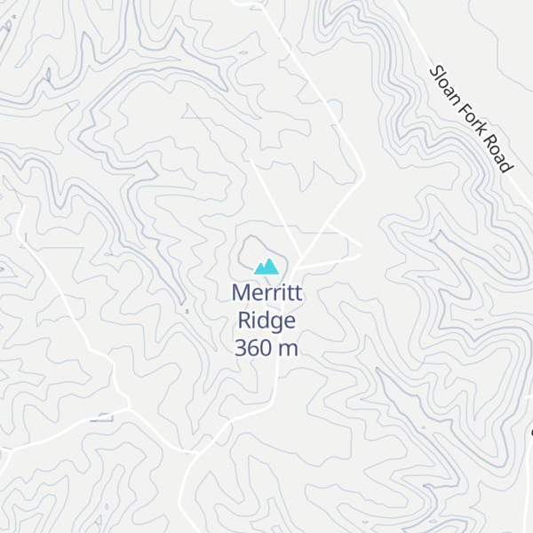 Map of Merritt Ridge