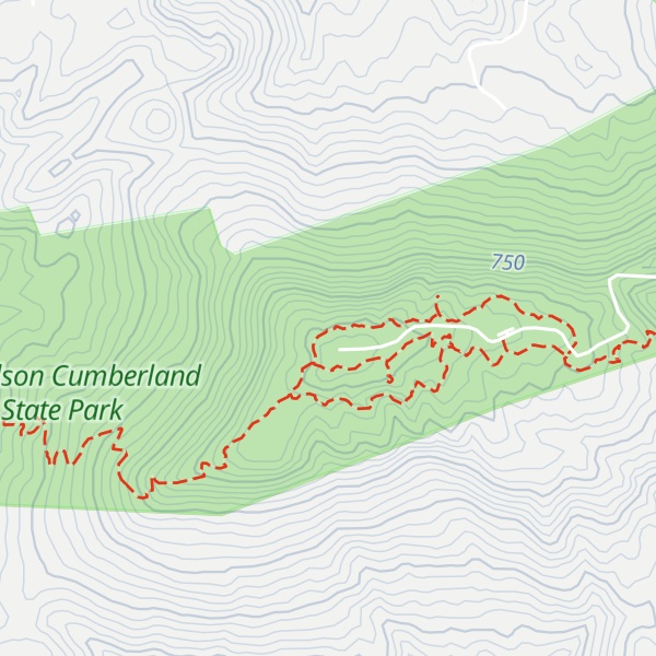 Map of Black Mountain