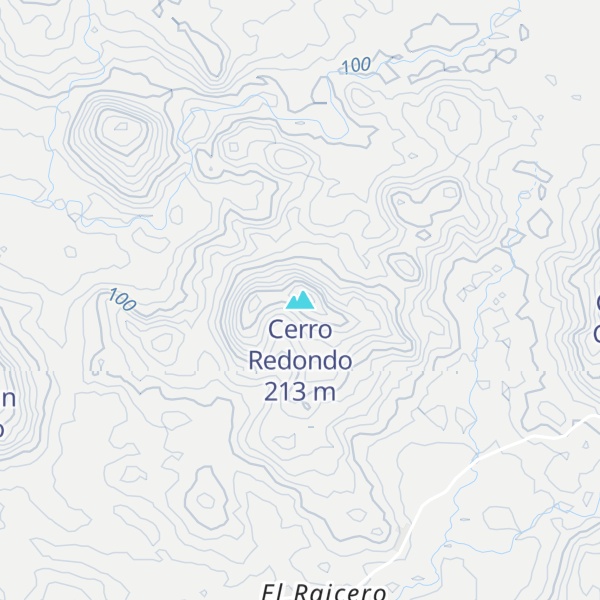 Map of Cerro Redondo