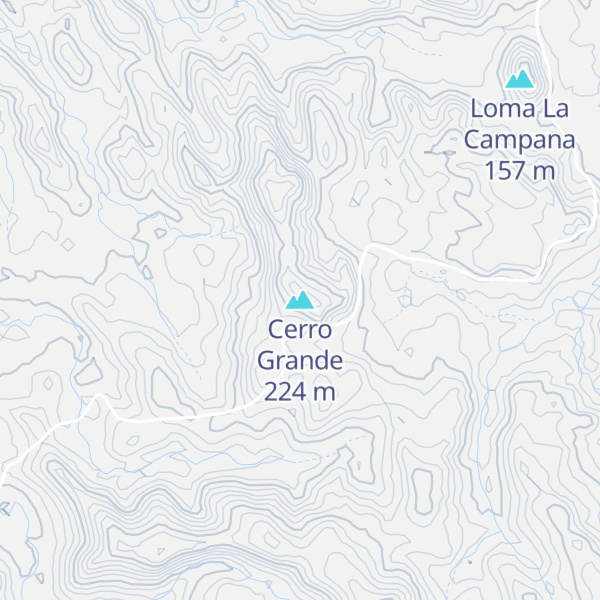 Map of Cerro Grande
