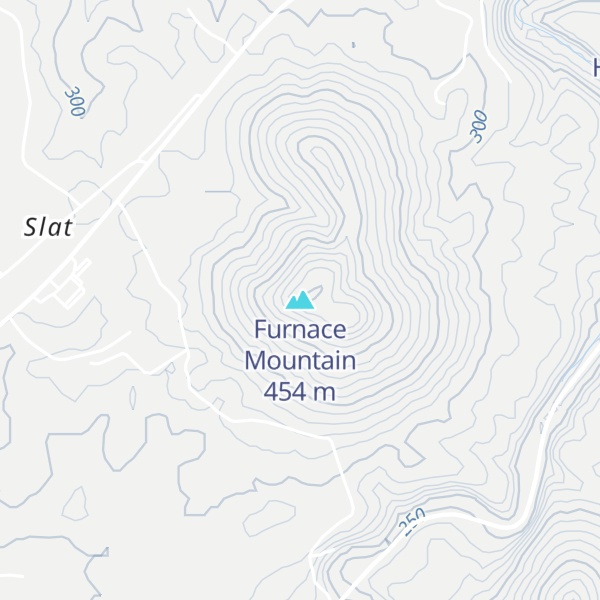 Map of Furnace Mountain