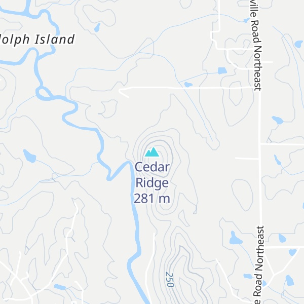 Map of Cedar Ridge