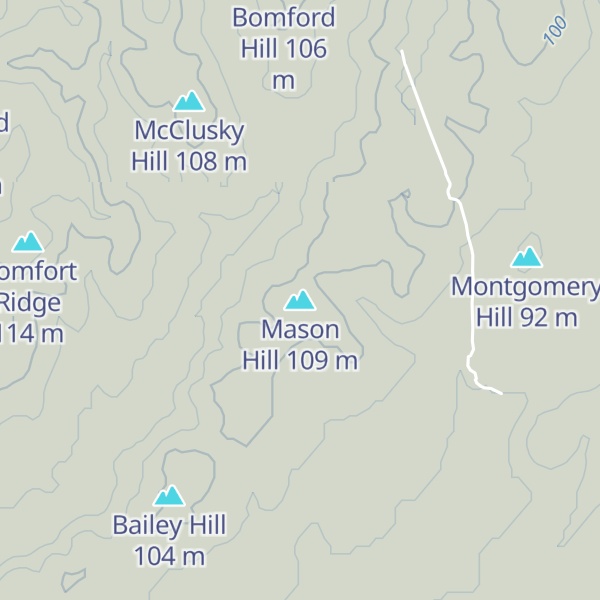 Map of Mason Hill