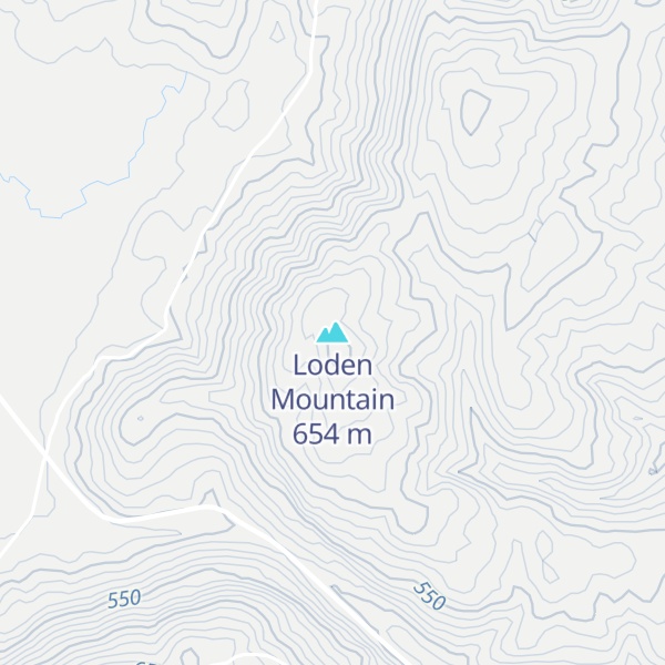 Map of Loden Mountain