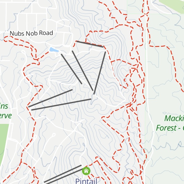 Map of Nub's Knob