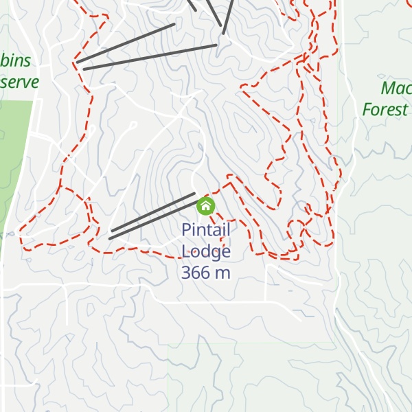 Map of Pintail Lodge