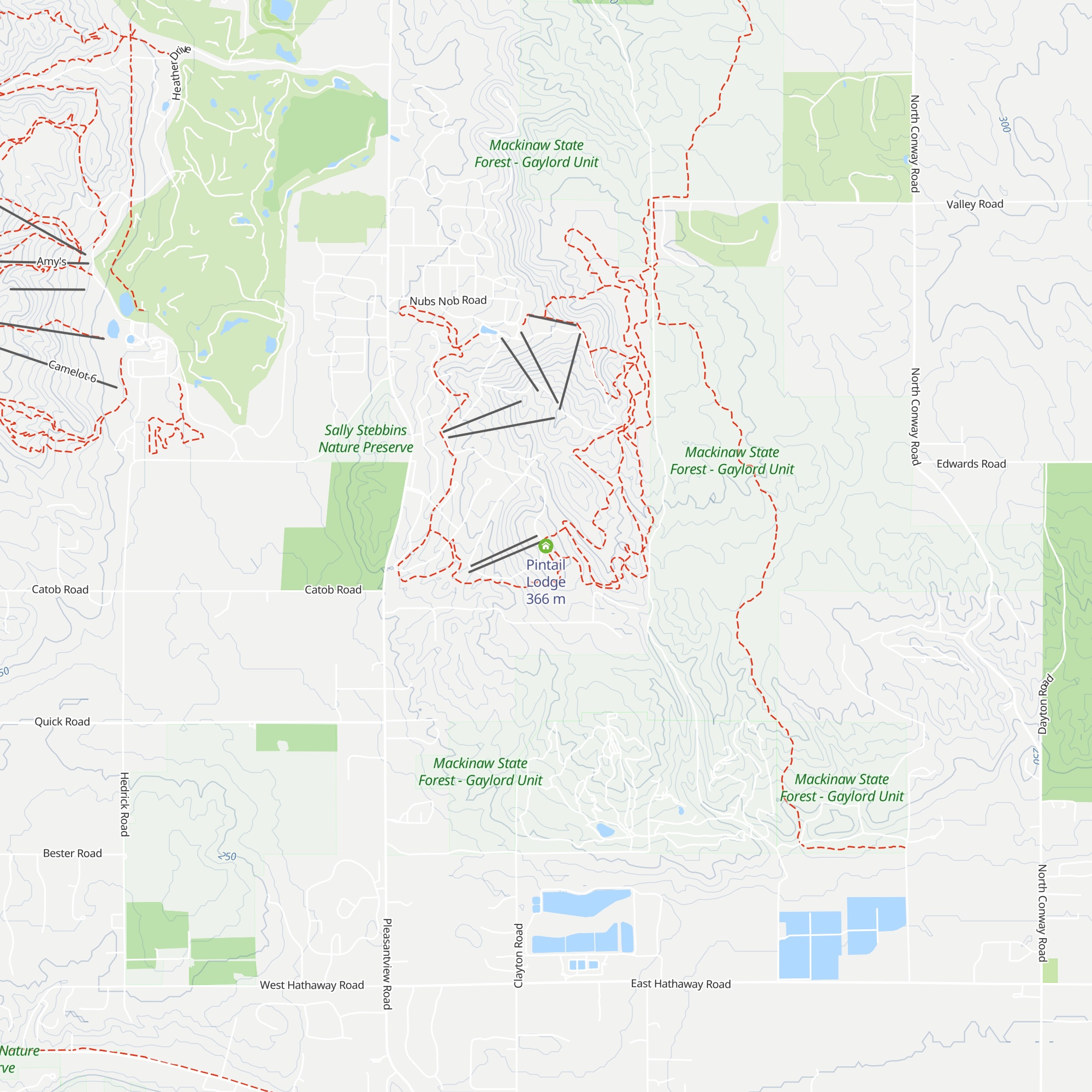 Pintail Lodge map