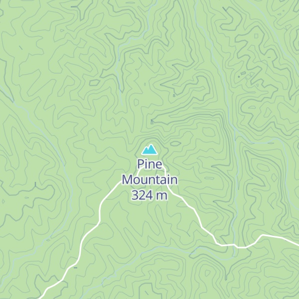 Map of Pine Mountain