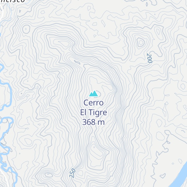 Map of Cerro El Tigre