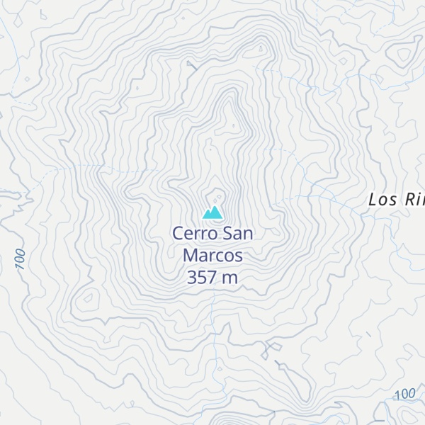 Map of Cerro San Marcos