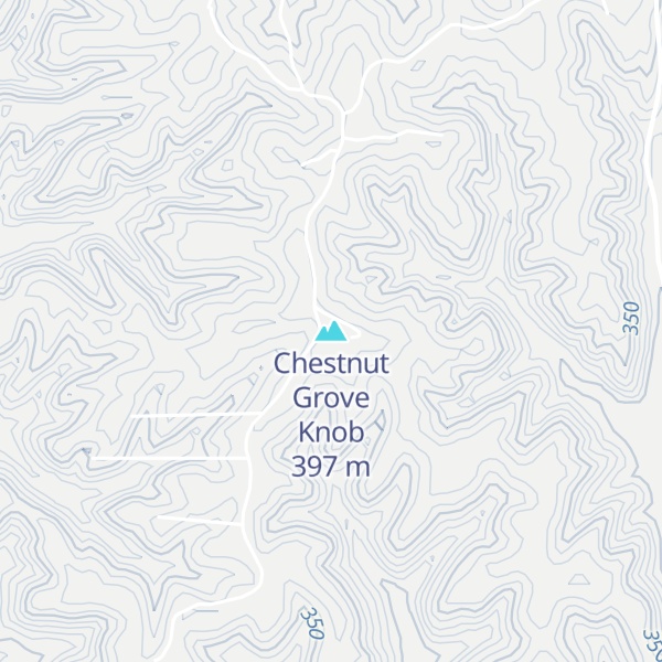 Map of Chestnut Grove Knob