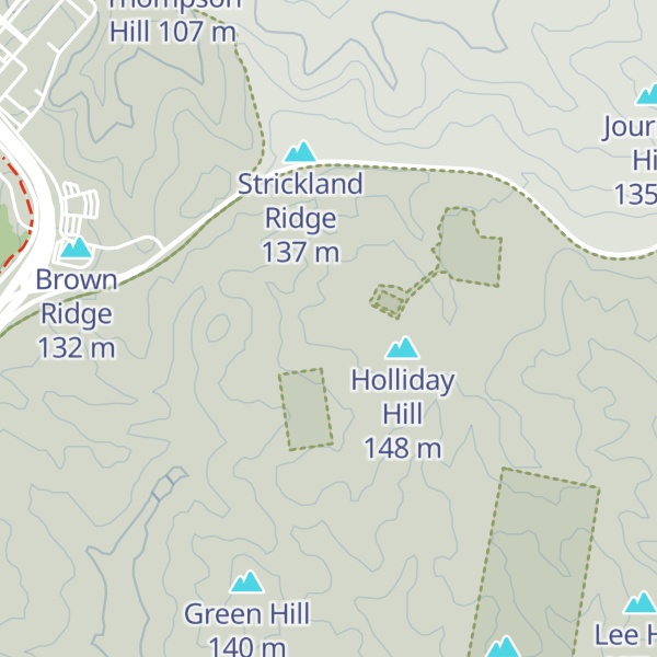 Map of Reynolds Hill
