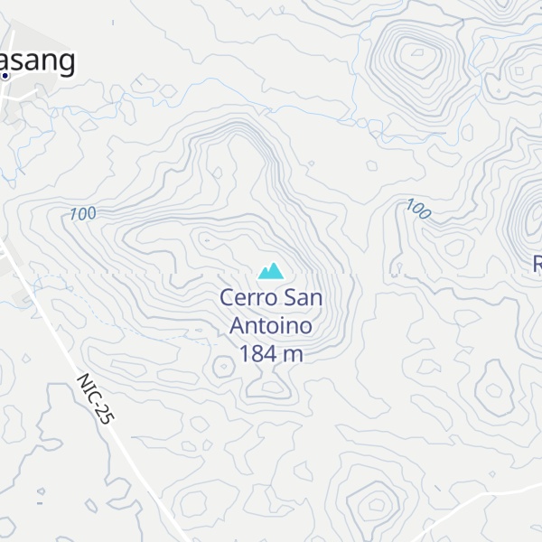 Map of Cerro San Antoino