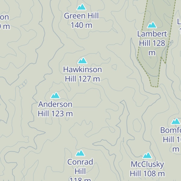 Map of Oliver Hill