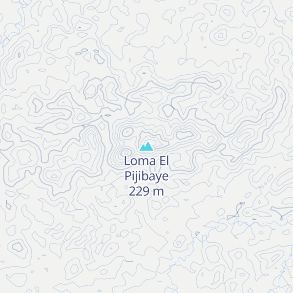 Map of Loma El Pijibaye