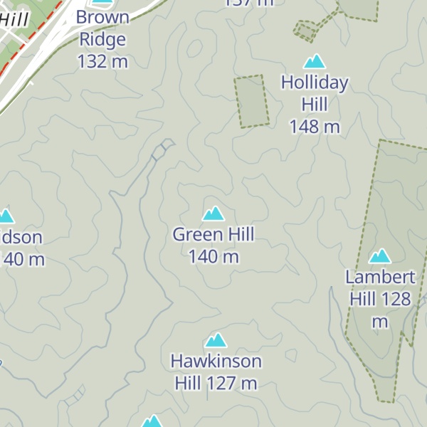 Map of Green Hill
