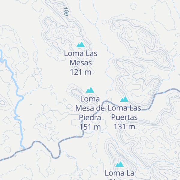 Map of Loma Mesa de Piedra