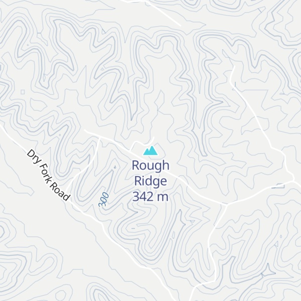 Map of Rough Ridge
