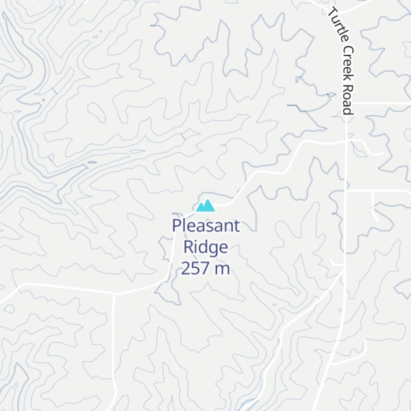 Map of Pleasant Ridge