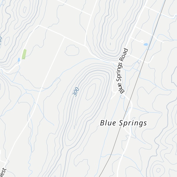 Map of Lead Mine Ridge