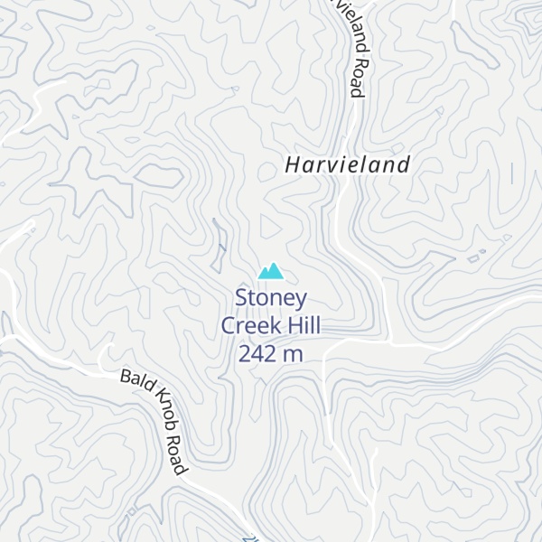 Map of Stoney Creek Hill