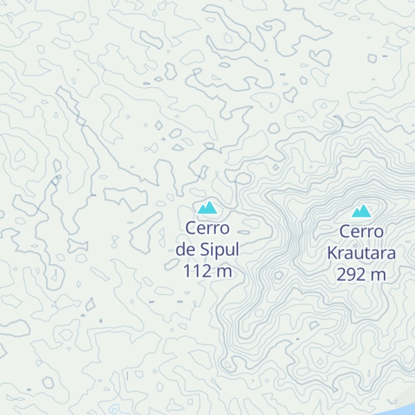Map of Cerro de Sipul