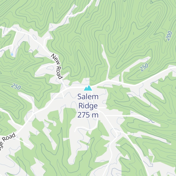 Map of Salem Ridge