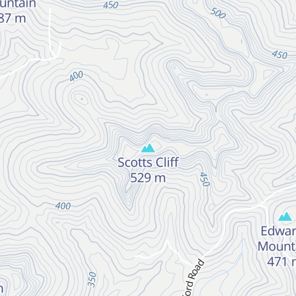 Map of Scotts Cliff
