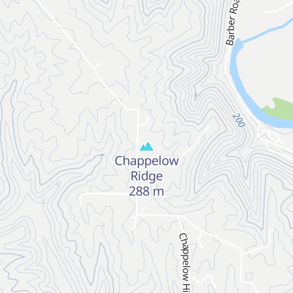 Map of Chappelow Ridge