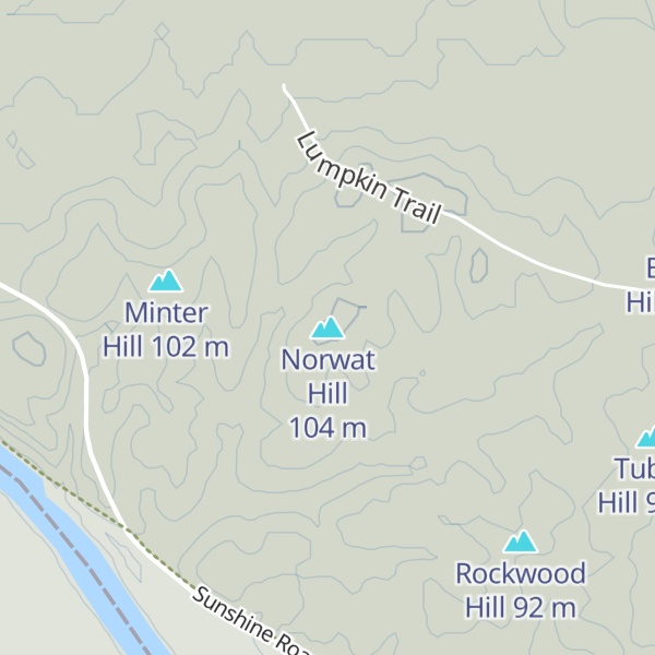 Map of Norwat Hill