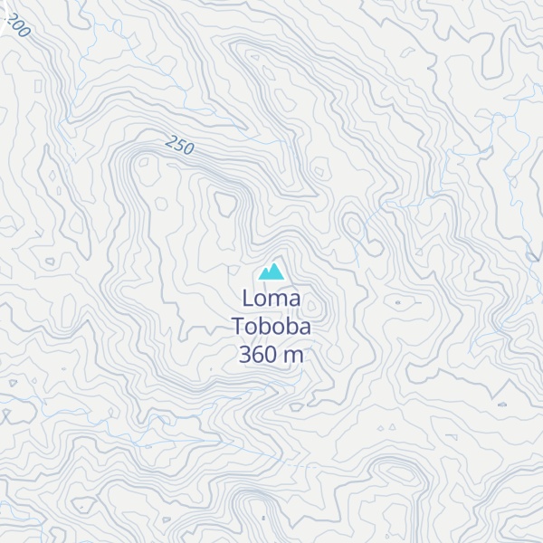 Map of Loma Toboba