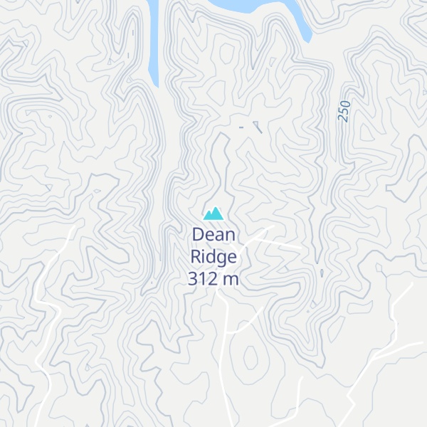 Map of Dean Ridge