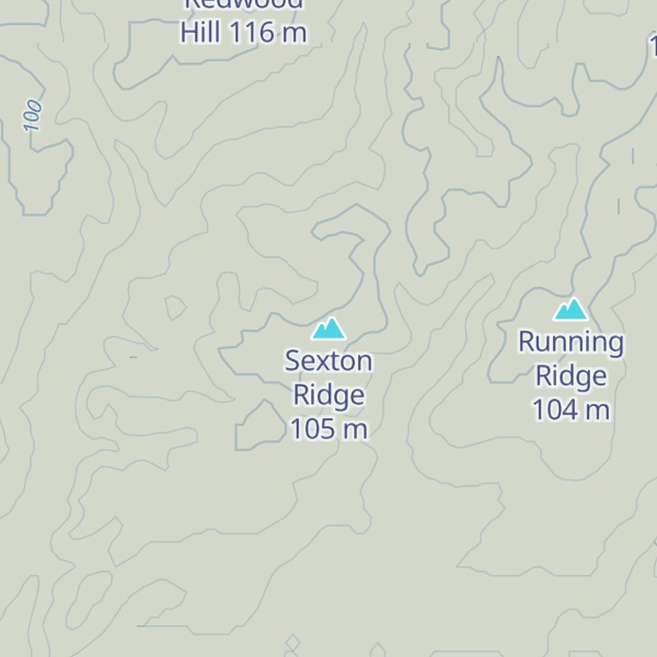 Map of Sexton Ridge