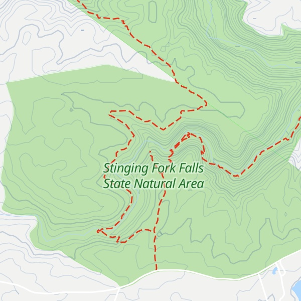 Map of Indian Head Point Overlook