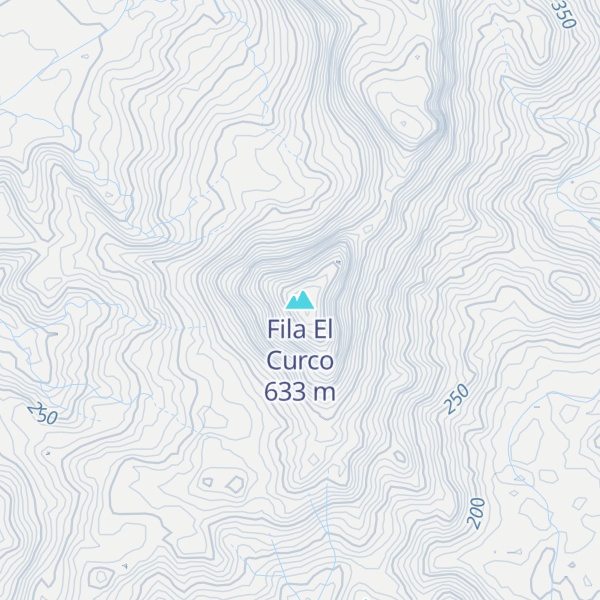 Map of Fila El Curco