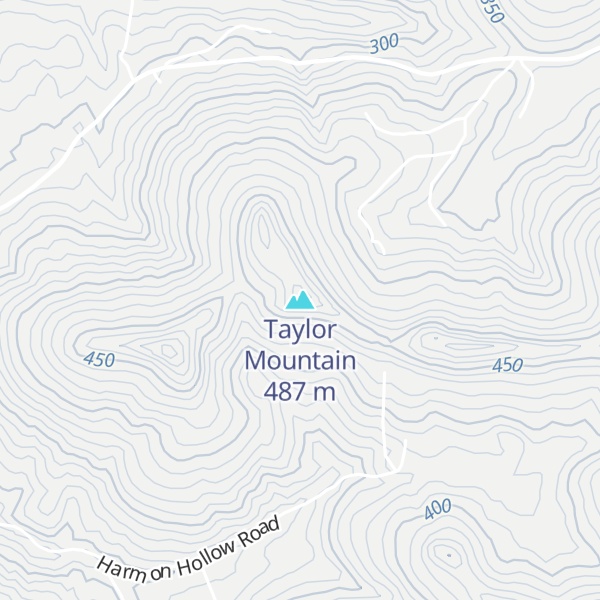 Map of Taylor Mountain