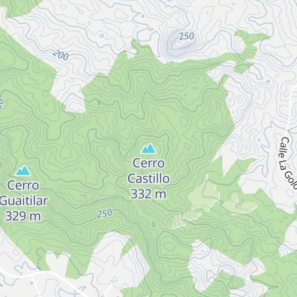 Map of Cerro Castillo