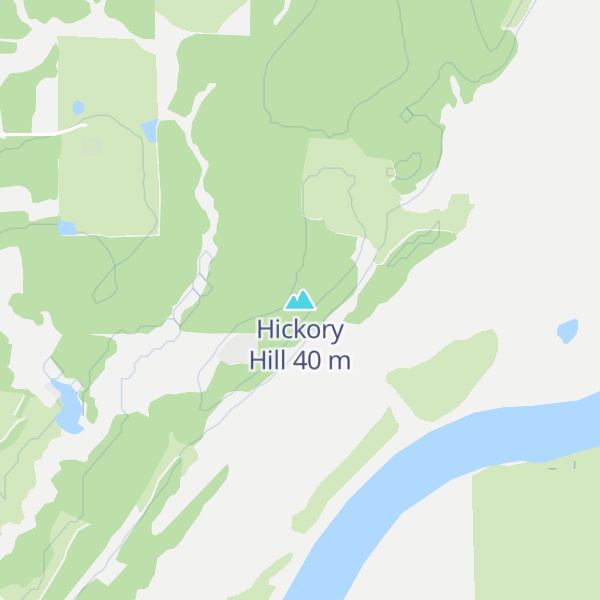 Map of Hickory Hill