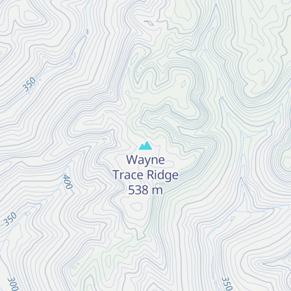 Map of Wayne Trace Ridge