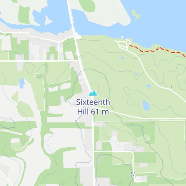 Map of Sixteenth Hill