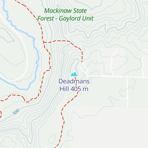 Map of Deadmans Hill