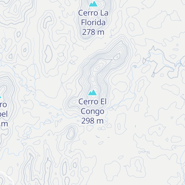 Map of Cerro El Congo